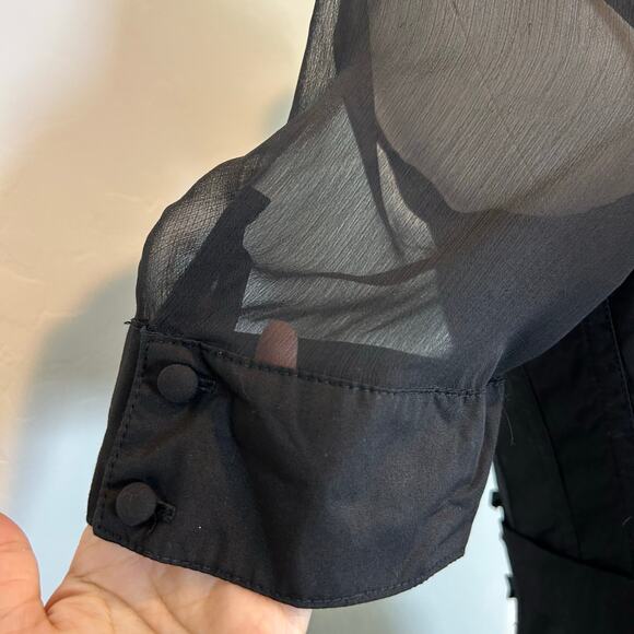 Corset Story Black Corset Shirt Dress Size M - Picture 13 of 16